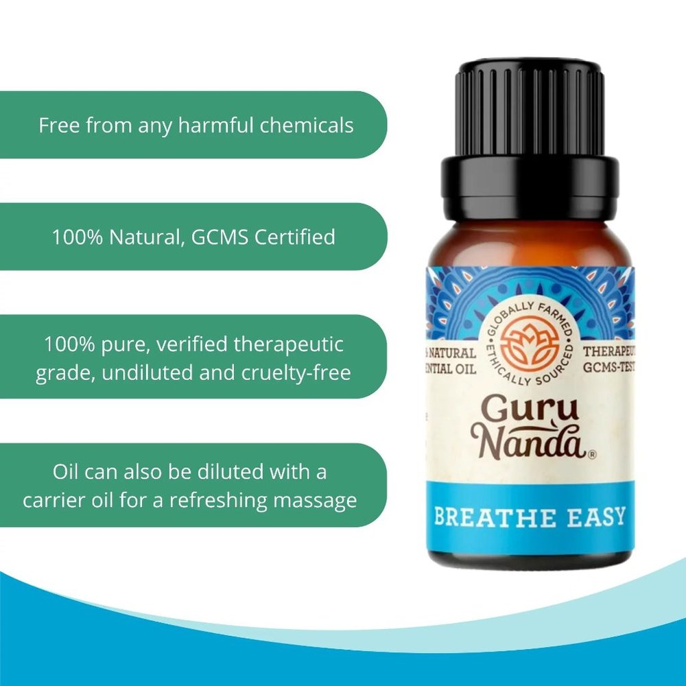 Guru Nanda - Breathe Easy Essential Oil Blend - Picture 4 of 11